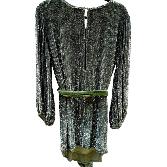 Retrofete Grace Green Sequin Dress Size XS - Picture 11 of 13